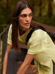 Lime Green Oversized 100% Cotton T-Shirt - Image 4 of 9