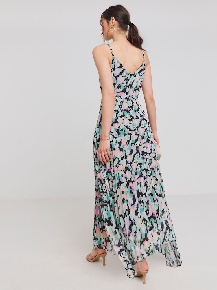 Simply Be Floral Print Pleated Maxi Dress - Bild 2 von 4