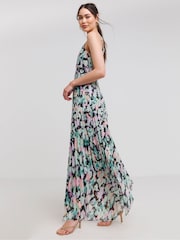 Simply Be Floral Print Pleated Maxi Dress - Bild 3 von 4