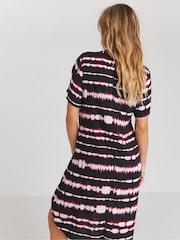 Simply Be Black Boxy Shirt Dress With Pockets - Image 2 of 4