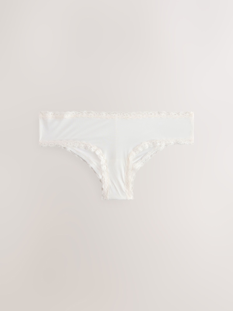 Pink/White/Green Print Hipster Knickers 3 Pack - Image 6 of 6