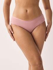 Grey/Navy Hipster Cotton Rib Knickers 3 Pack - Image 2 of 10