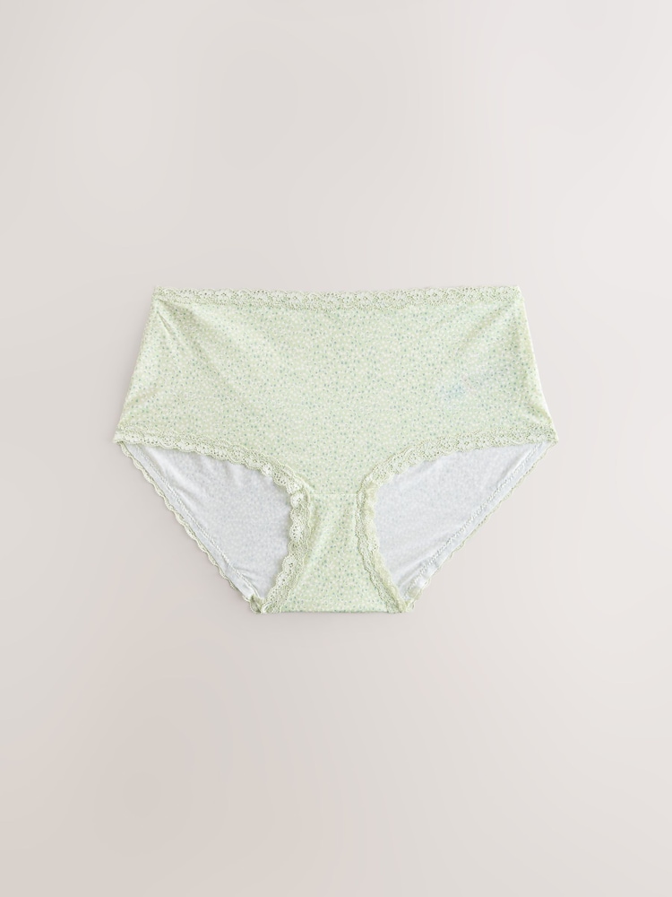 Roze/wit/groen print - Set van 3 slipjes - Image 7 of 10