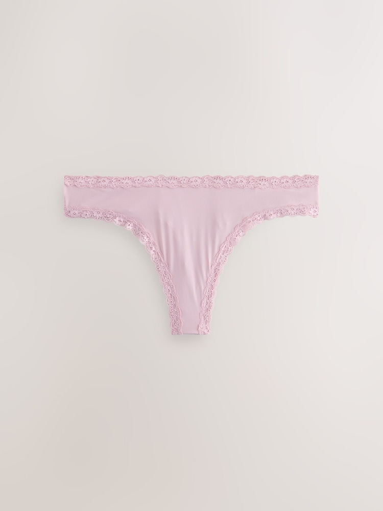 Roze/wit/groen print - Set van 3 slipjes - Image 6 of 10