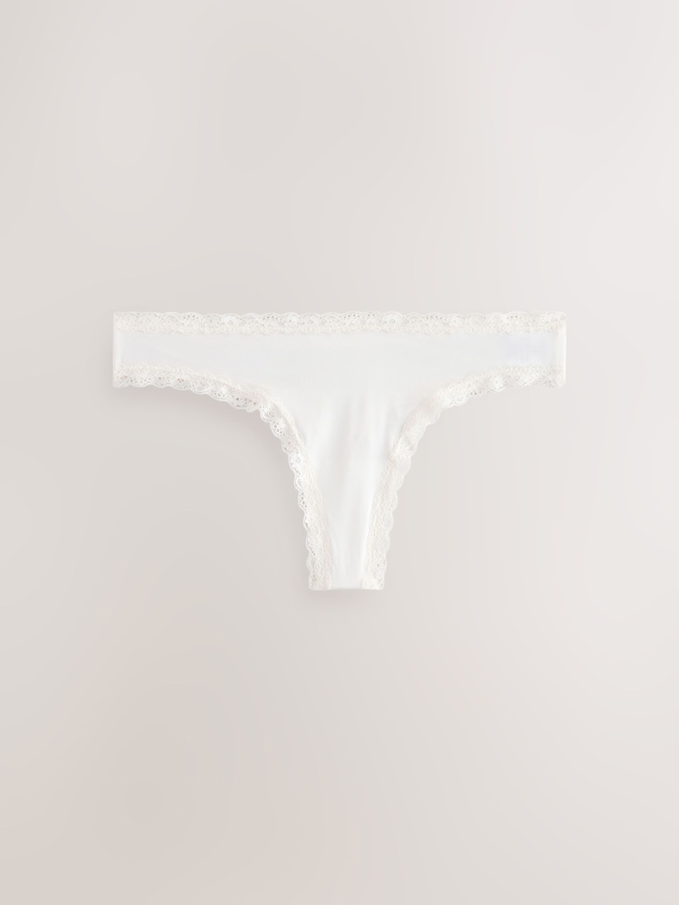 Roze/wit/groen print - Set van 3 slipjes - Image 7 of 10
