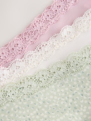 Roze/wit/groen print - Set van 3 slipjes - Image 9 of 10