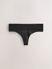 Noir - Ultimate Comfort Lace Trim Knickers - Image 7 de 9