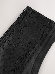 Noir - Ultimate Comfort Lace Trim Knickers - Image 8 de 9