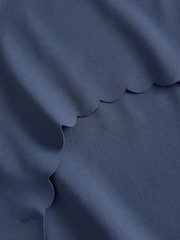Navy Full Brief No VPL Scallop Edge Knickers - Image 2 of 3