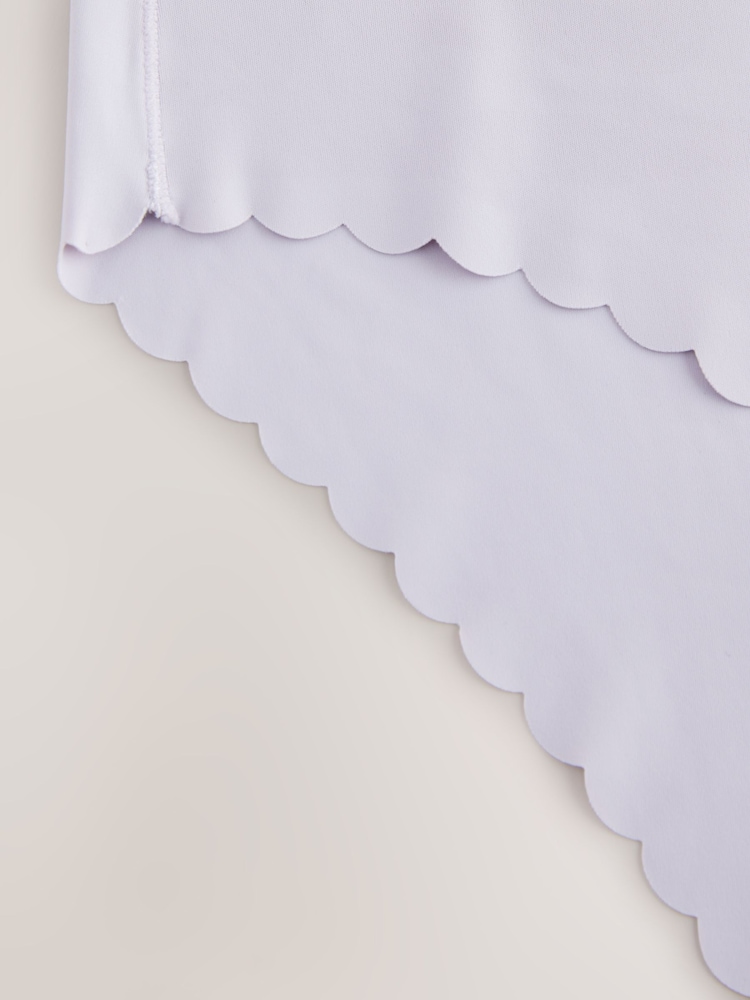 Morado lila - Braguitas con bordes festoneados No VPL - Imagen 3 de 3 Morado lila - Braguitas con bordes festoneados No VPL - Imagen 3 de 3