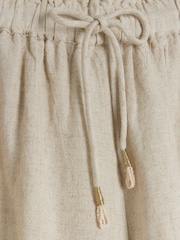 River Island Natural Broderie Linen Shorts - Image 4 of 4