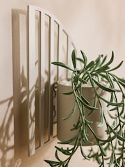 Set of 3 Natural Metal Wall Hanging Artificial Trailing Plants - Image 2 of 5