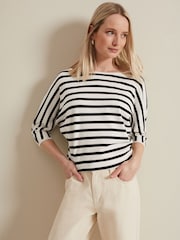 Phase Eight Dark Black Cristine Knit Jumper - Image 1 of 6