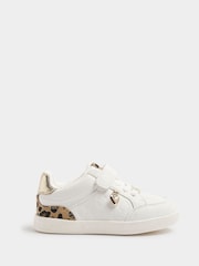 Леопардовые кроссовки для девочек River Island - Image 1 of 4