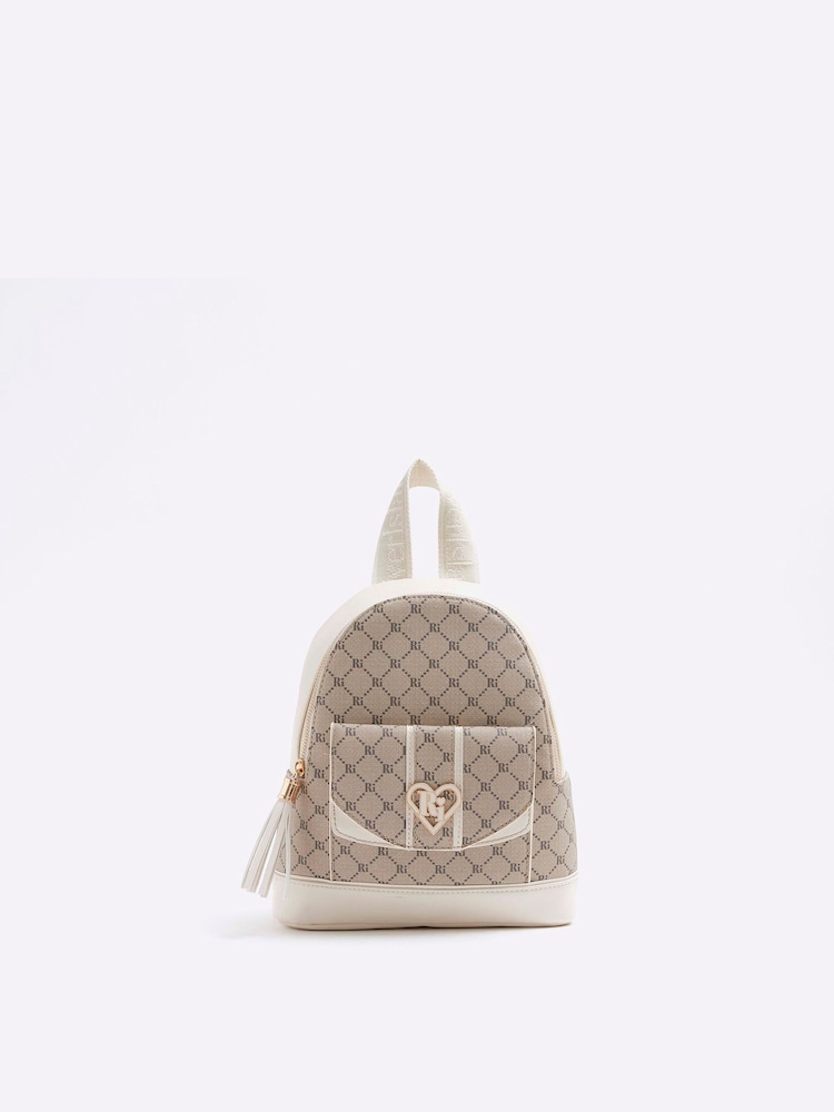 River Island Brown Girls Backpack - Image 1 of 5 River Island Brown Girls Backpack - Image 1 of 5