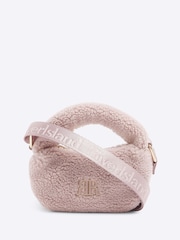 River Island Pink Girls Borg Grab Mini Bag - Image 1 of 5