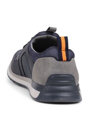 Pavers Navy Blue Bungee Lace Trainers - Image 3 of 5