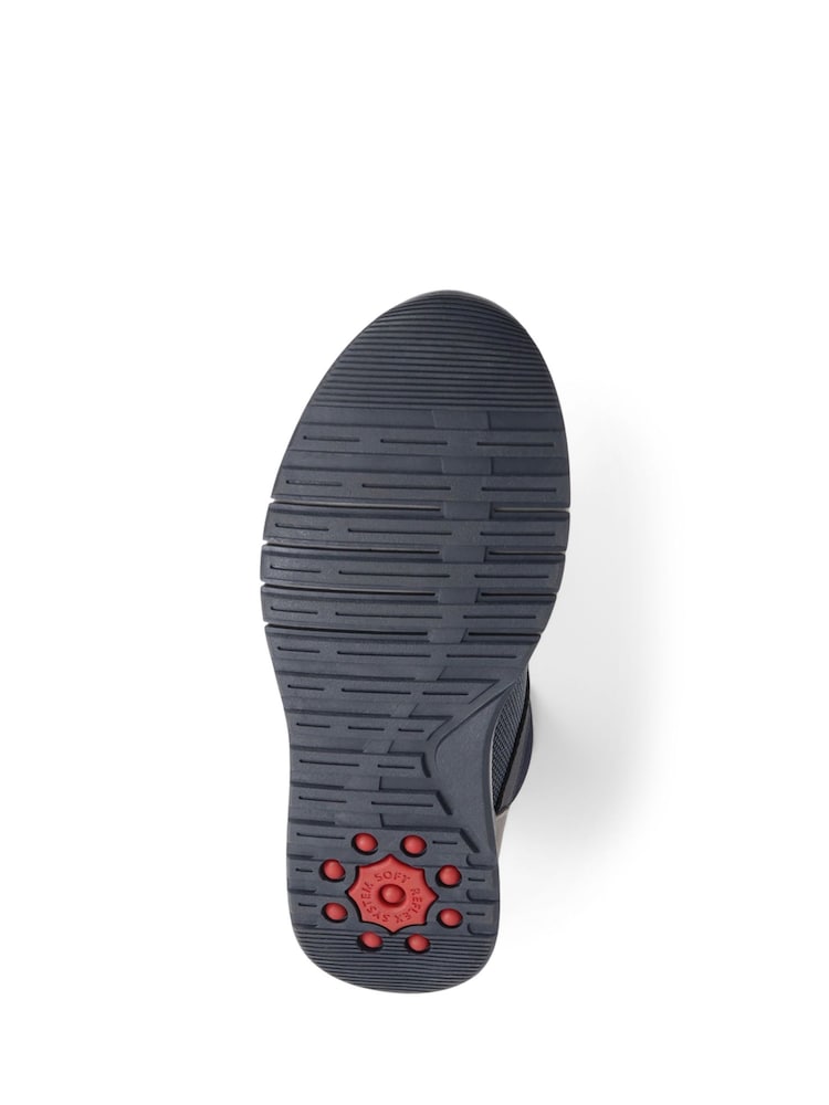 Pavers Navy Blue Bungee Lace Trainers - Image 5 of 5