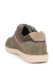 Pavers Olive Green Lace-Up Casual Shoes - Image 3 of 5