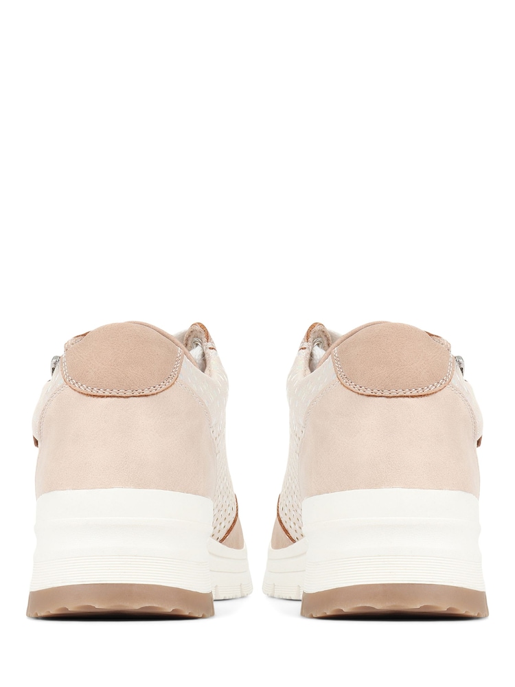 Pavers Pink Pavers Grey Chunky Lace-Up Trainers - Image 3 of 5