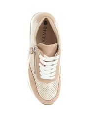 Pavers Pink Pavers Grey Chunky Lace-Up Trainers - Image 4 of 5