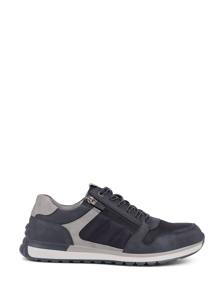 Pavers Navy Pavers Lace-Up Trainers - Image 1 of 5
