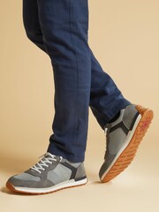 Gris - Zapatillas de deporte con cordones de Pavers - Imagen 1 de 6