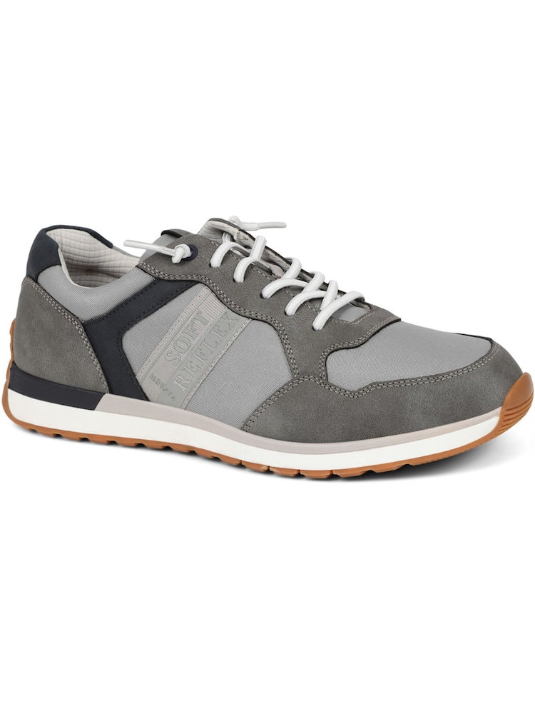 Pavers Grey Pavers  Lace-Up Trainers - Image 4 of 6