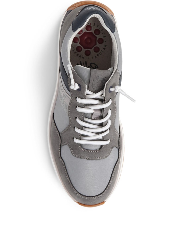 Pavers Grey Pavers  Lace-Up Trainers - Image 5 of 6