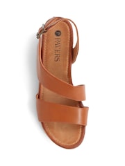 Pavers Tan Block Heeled Sandals - Image 5 of 6