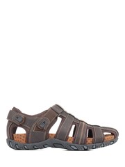 Pavers Adjustable Summer Brown Sandals - Image 3 of 6