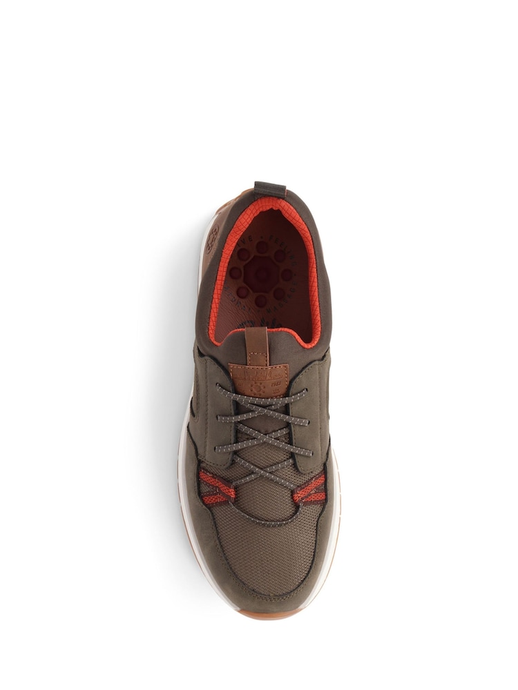 Pavers Khaki Bungee Lace Trainers - Image 4 of 5