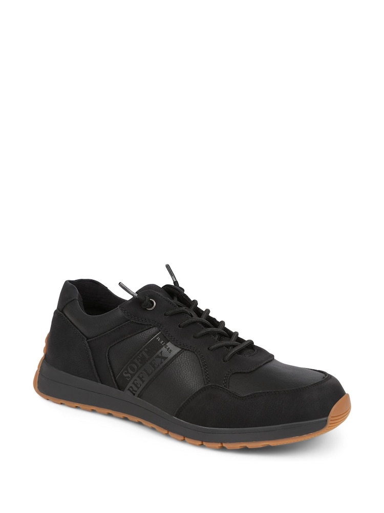 Negro - Zapatillas de deporte con cordones de Pavers - Imagen 1 de 5