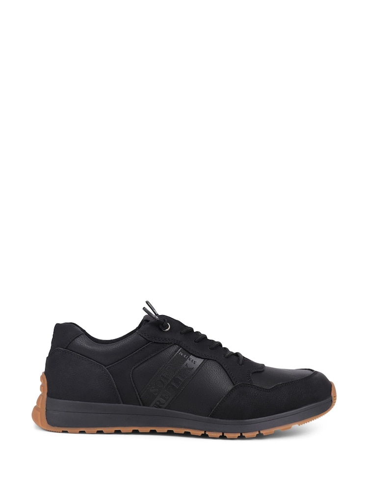 Negro - Zapatillas de deporte con cordones de Pavers - Imagen 2 de 5