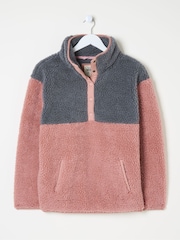 FatFace Multi Colourblock Half Neck Fleece - Image 5 of 5