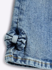 River Island Blue Girls 100% Cotton Denim Flare Fit Jeans - Image 4 of 4