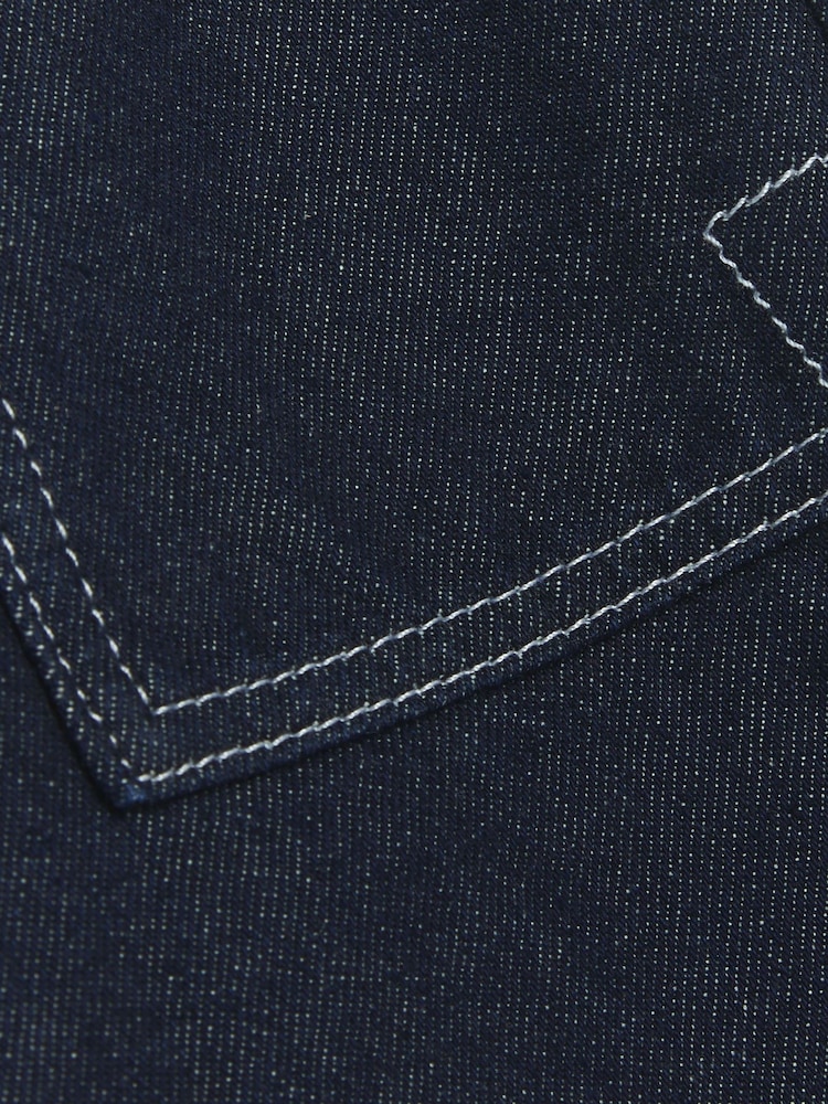 River Island Blue Boys Denim Loose Fit Carpenter 100% Cotton Jeans - Image 4 of 4 River Island Blue Boys Denim Loose Fit Carpenter 100% Cotton Jeans - Image 4 of 4