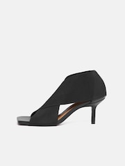 Jigsaw Black Heeled Daisy Sandals - Image 1 of 5
