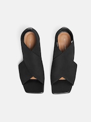 Jigsaw Black Heeled Daisy Sandals - Image 2 of 5