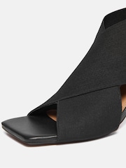 Jigsaw Black Heeled Daisy Sandals - Image 4 of 5