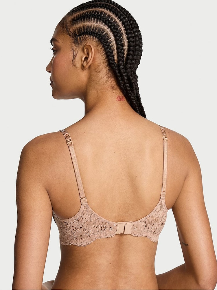Victoria's Secret Praline Nude Lightly Lined Demi Twinkle Strap Bra - Image 2 of 4