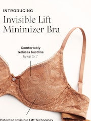 Victoria's Secret Black Minimiser Invisible Lift Bra - Image 3 of 4
