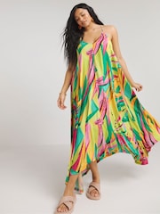 Simply Be Yellow Strappy Beach Dress - Image 1 of 4