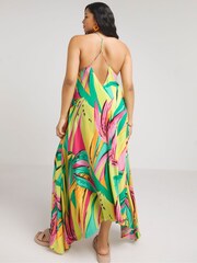 Simply Be Yellow Strappy Beach Dress - Image 2 of 4