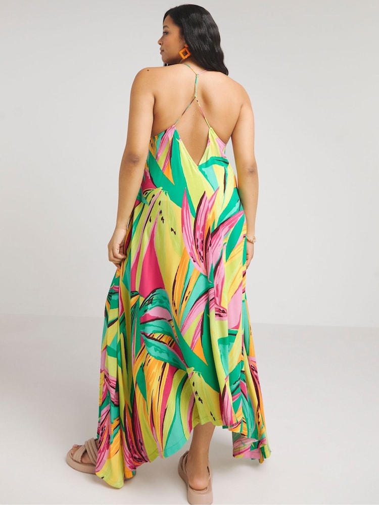 Simply Be Yellow Strappy Beach Dress - Image 2 of 4