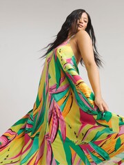 Simply Be Yellow Strappy Beach Dress - Image 3 of 4