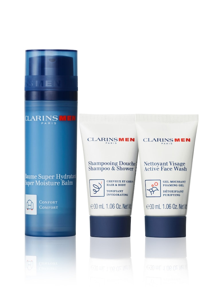 Clarins Clarins Men The Ultimate Hydration Collection Gift Set (worth £41) - Image 2 of 2 Clarins Clarins Men The Ultimate Hydration Collection Gift Set (worth £41) - Image 2 of 2