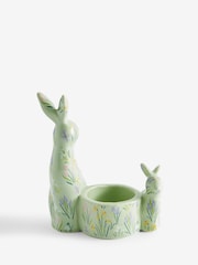 Multi Pastel Floral Bunny Tea Light Candle Holder - Image 4 of 6