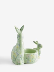 Multi Pastel Floral Bunny Tea Light Candle Holder - Image 5 of 6