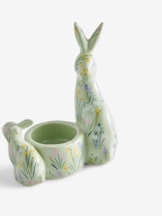 Multi Pastel Floral Bunny Tea Light Candle Holder - Image 6 of 6